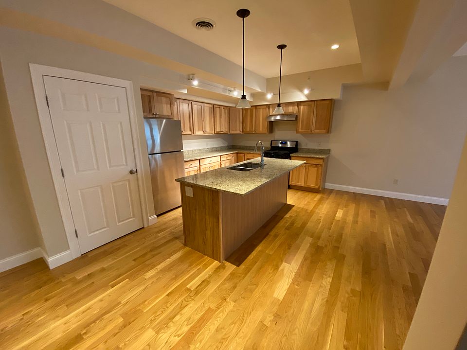 Kitchen Area, washer and dryer in closet to left of fridge