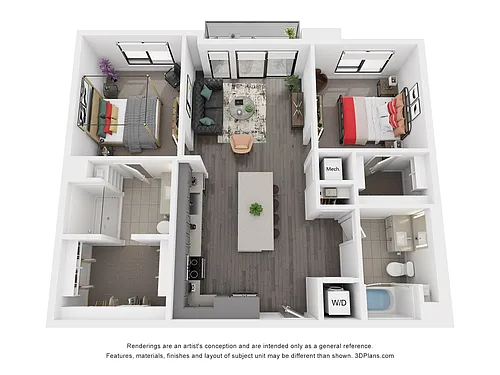 Floor plan B3