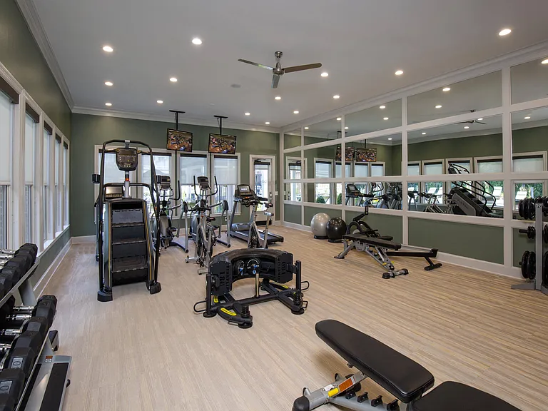 Fitness Center with Cardio and Strength Equipment