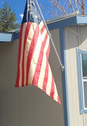 Cast Iron Flag Holder