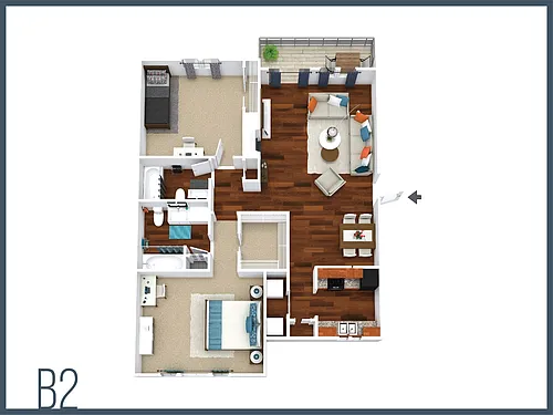 Floor plan B2