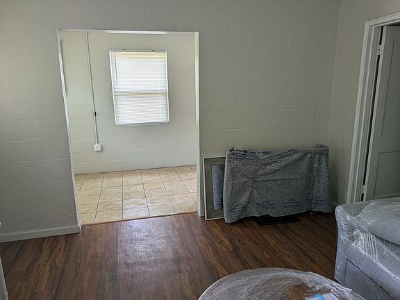 living room looking into the kitchen