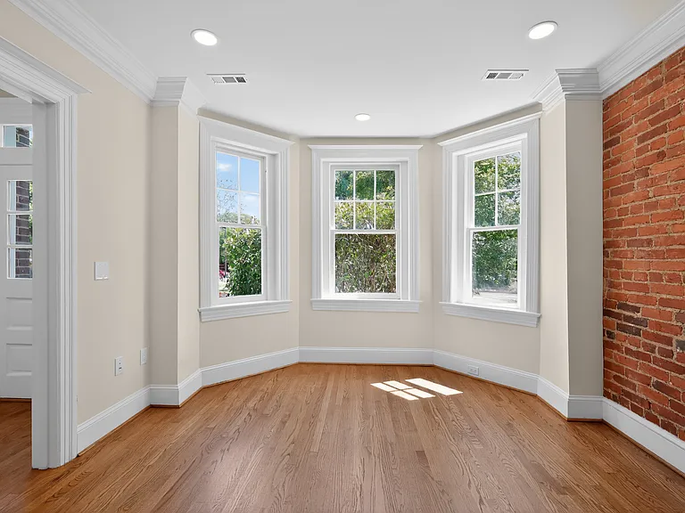 Family room flooded with natural light.