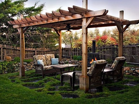 Back Yard Pergola