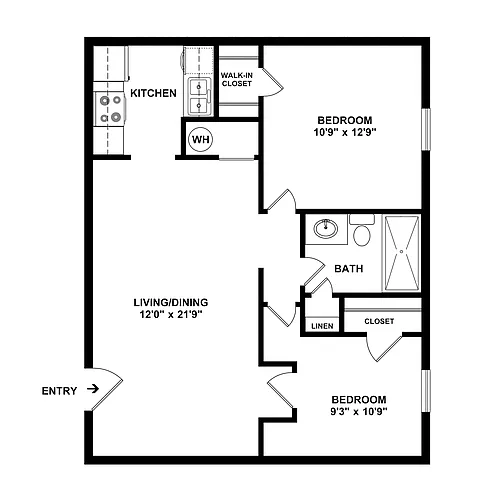 Floor plan The Chadwick