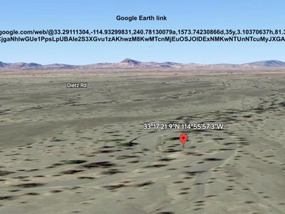 Land Milpitas Wash Wilderness, Palo Verde, CA, 92266