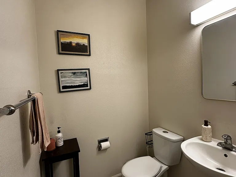First floor guest 1/2 bathroom