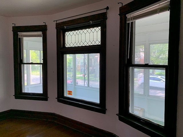 Living room, looks into screen porch