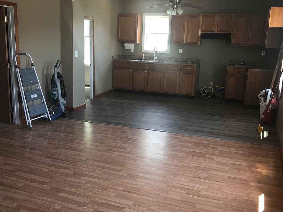 Living room and kitchen