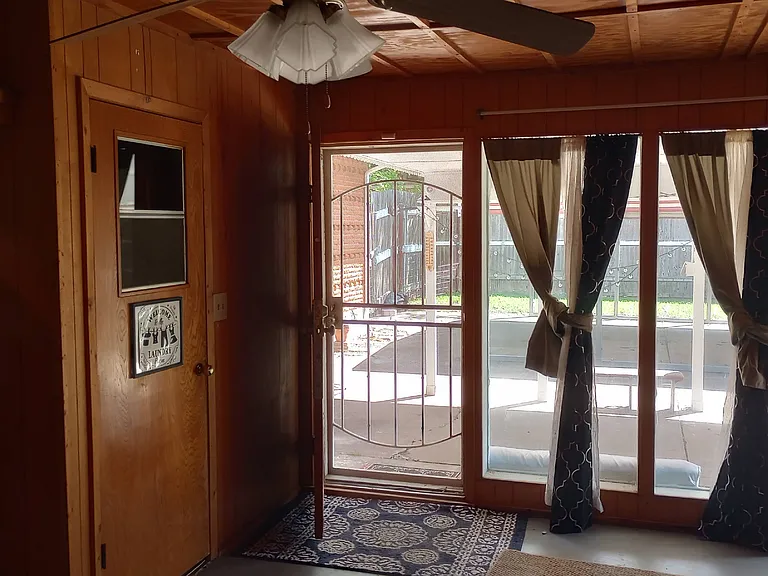 Exit in Bonus Room and Entry to Laundry Room