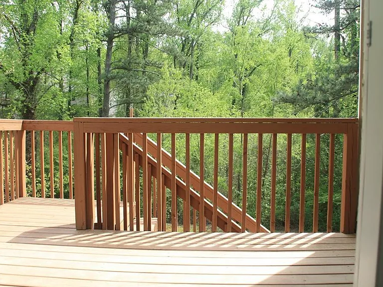deck on the main level