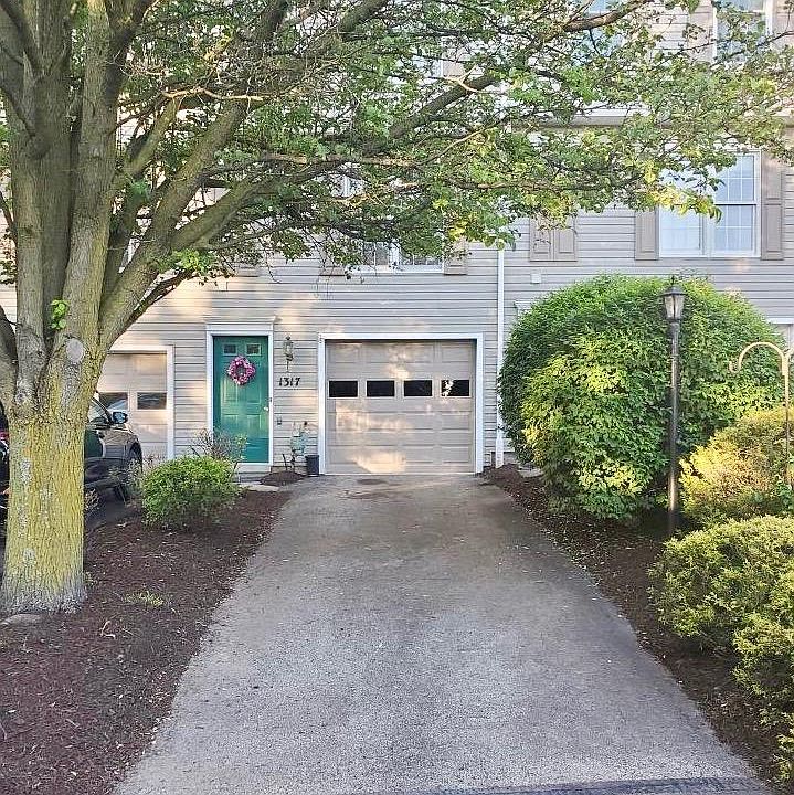 Front door entry and garage