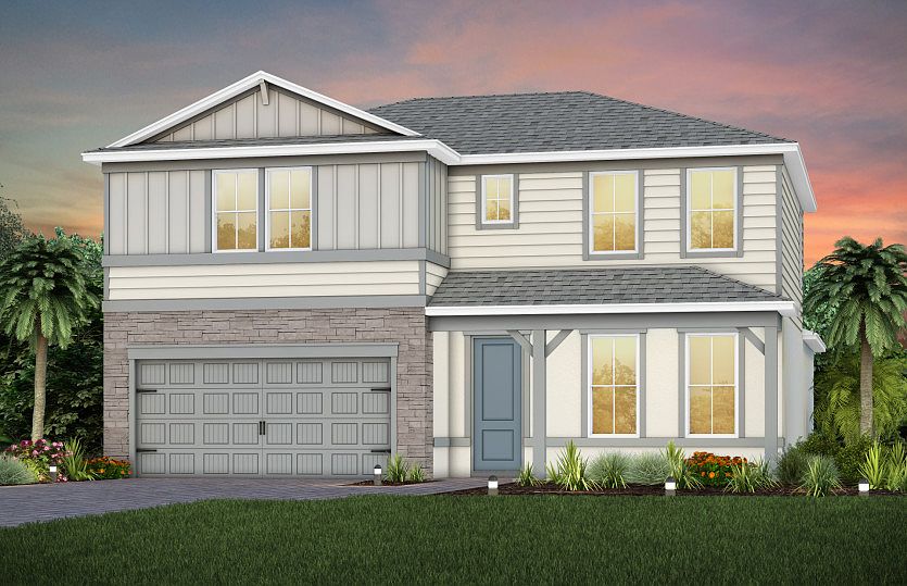 Exterior CO2 with stone detail