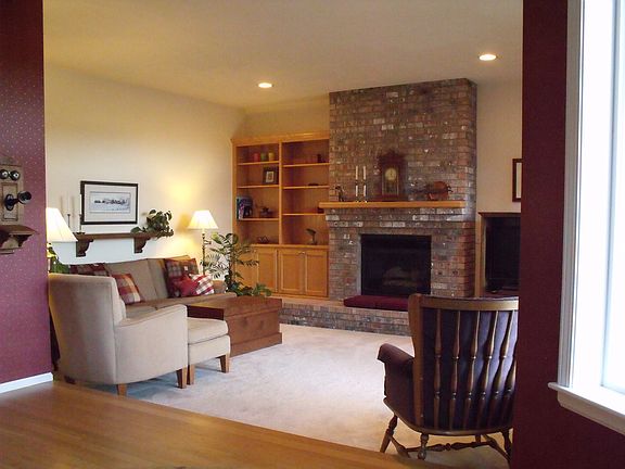 Family Room Leads to Patio