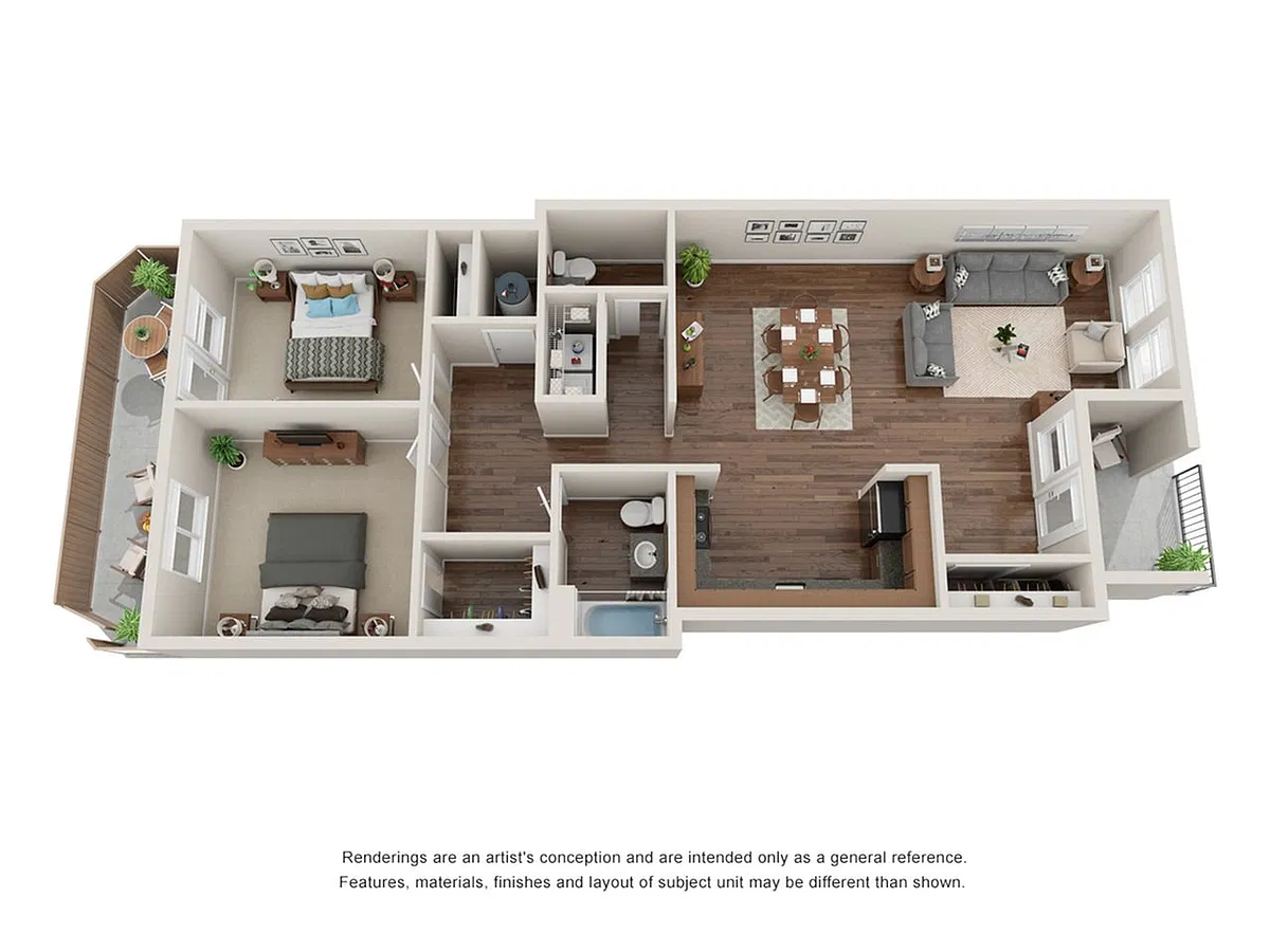 Floor plan B Renovated