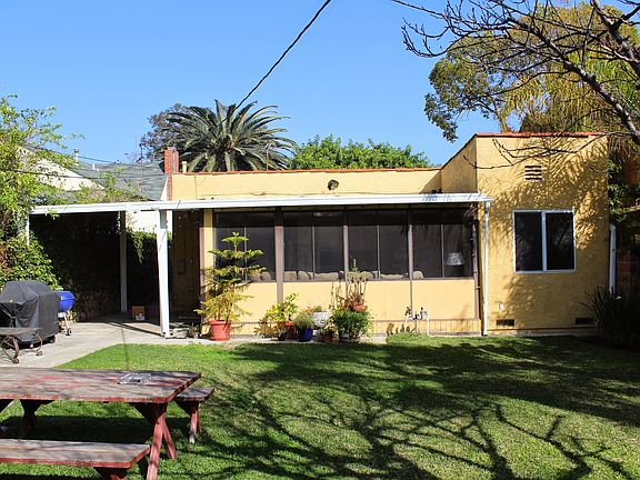 Enclose patio with its own bathroom
