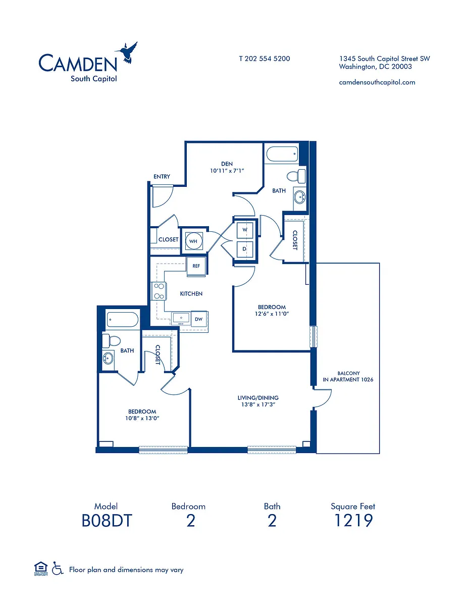 Floor plan B08 - Den