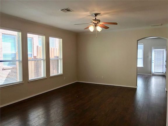 living room looking into kitchen