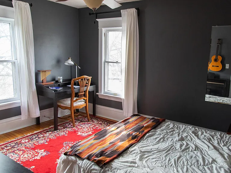 Bedroom 1 with views of downtown Minneapolis