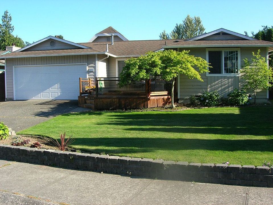 Front yard with deck