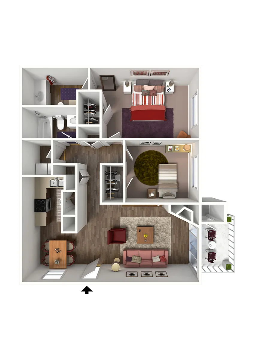 Floor plan 2X2
