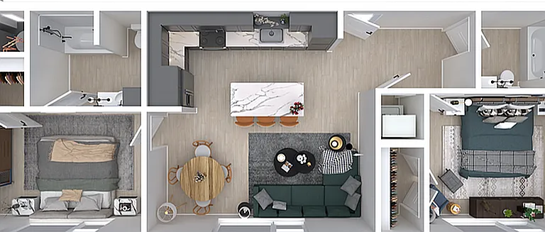 Rovos | 2bd, 2ba - 910 sqft. Rovos | 2bd, 2ba - 910 sqft.