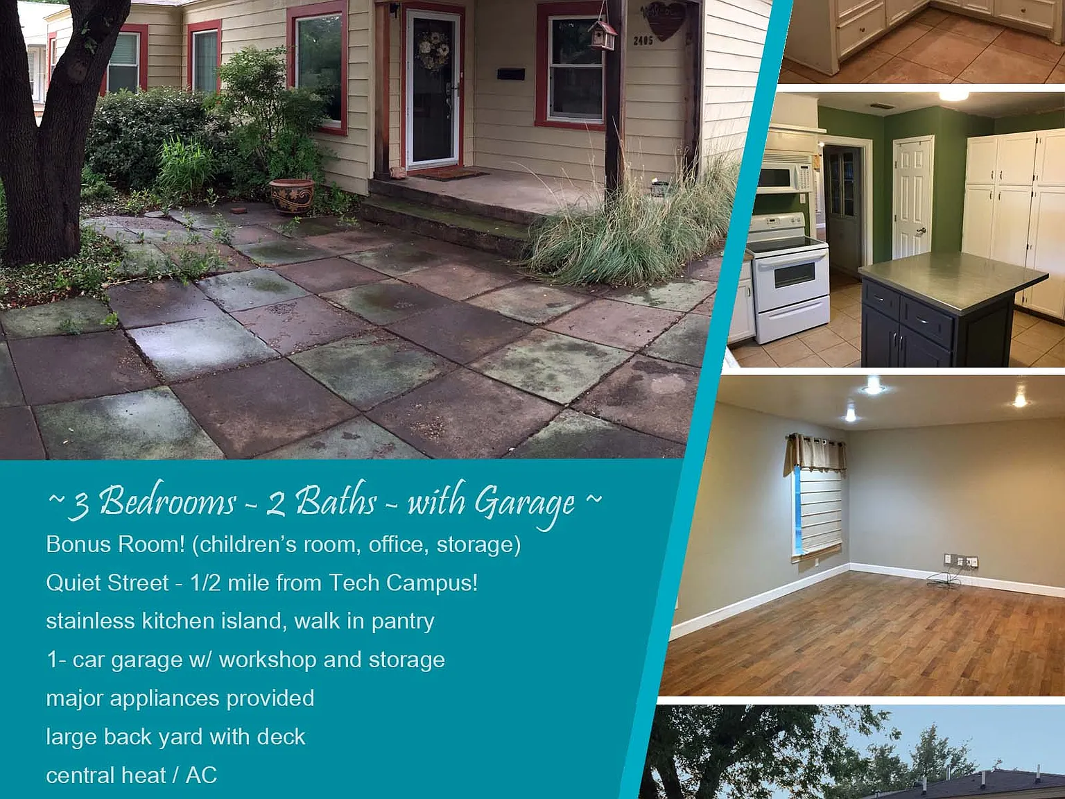 3 bed, 1600 sqft, $1,600 — Photo 1