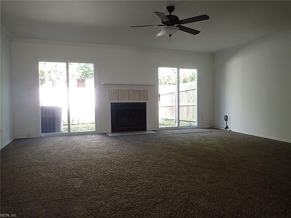 Large living area. Wood Fireplace.