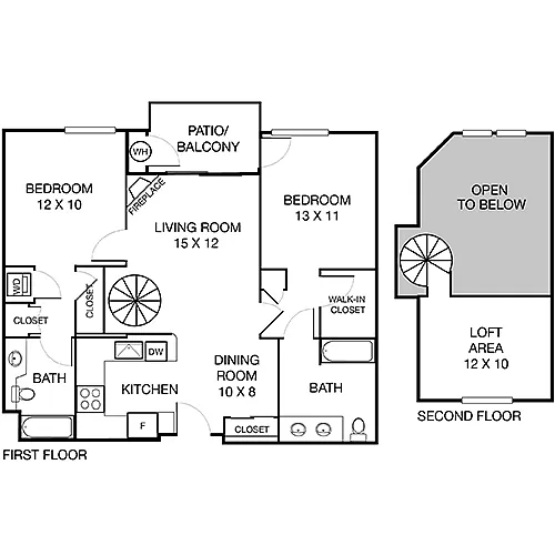 Floor plan Tuscany Loft Premier