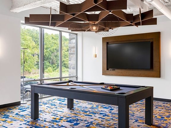 Billiards Table in the Resident Lounge