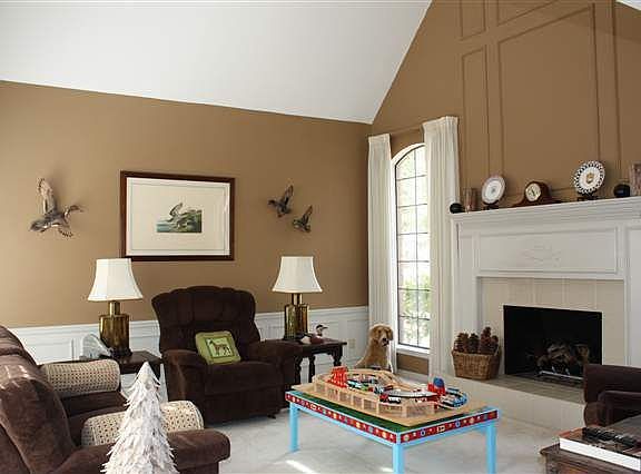 DEN WITH FIREPLACE