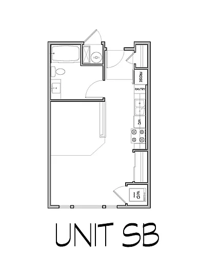 Floor plan Studio