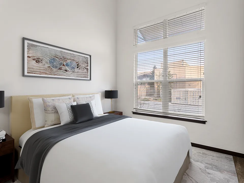 Wake up refreshed in a peaceful bedroom.