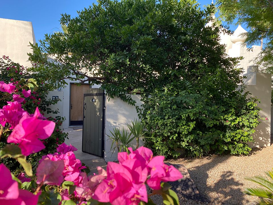 Front gate into private patio