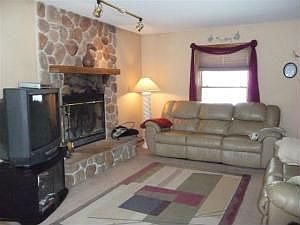 Living Room with Fireplace