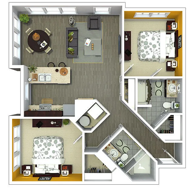 Floor plan B3