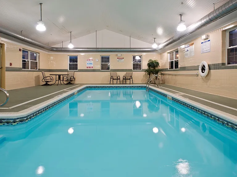Swim year-round in a calm setting