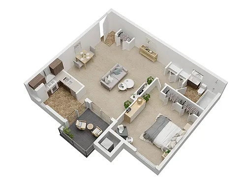 Floor plan The Brantley