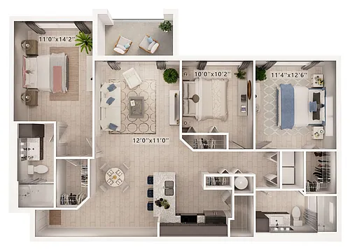 Floor plan Corbelli