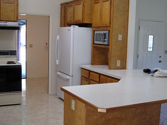 Kitchen and Living room door from dining area