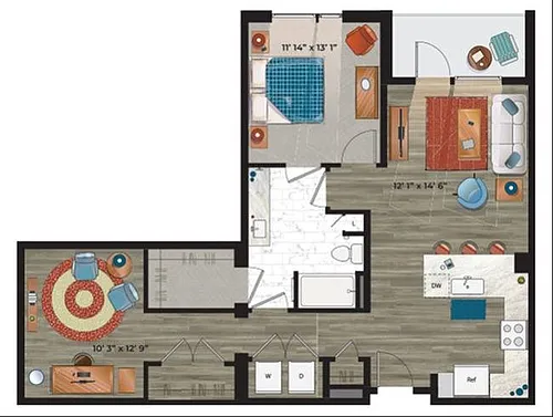 Floor plan A6D