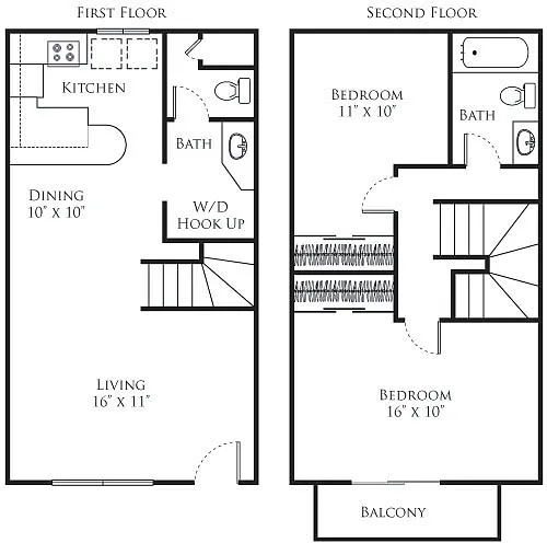 Floor plan Sydney (Townhome)
