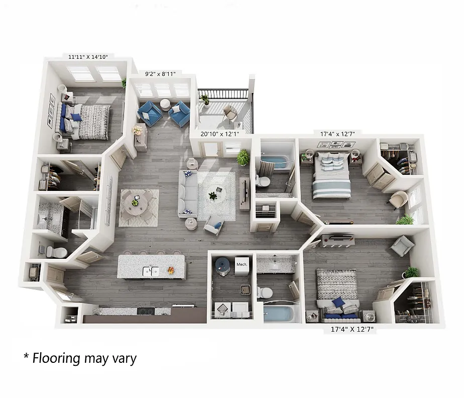 Floor plan Kensington