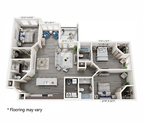 Floor plan Kensington