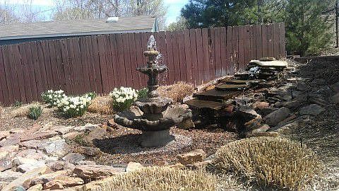 Fountain In Front Yard