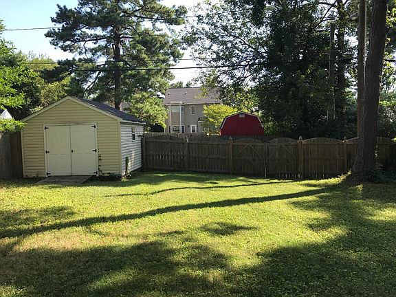 Spacious fenced-in backyard