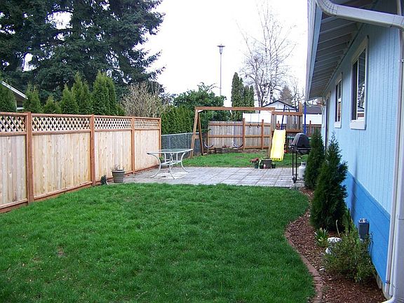 Fenced Backyard w/ patio