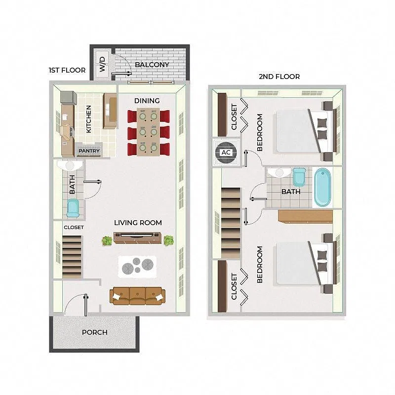 Floor plan B5 - Townhome