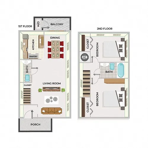Floor plan B5 - Townhome