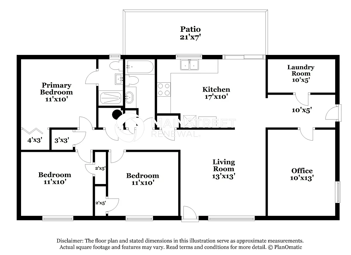 Floor Plan - 3232 E Stallion Ln